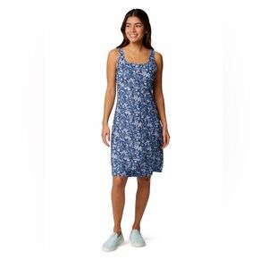 Columbia PFG Freezer III Sleeveless Dress Navy Kona Print Size XL